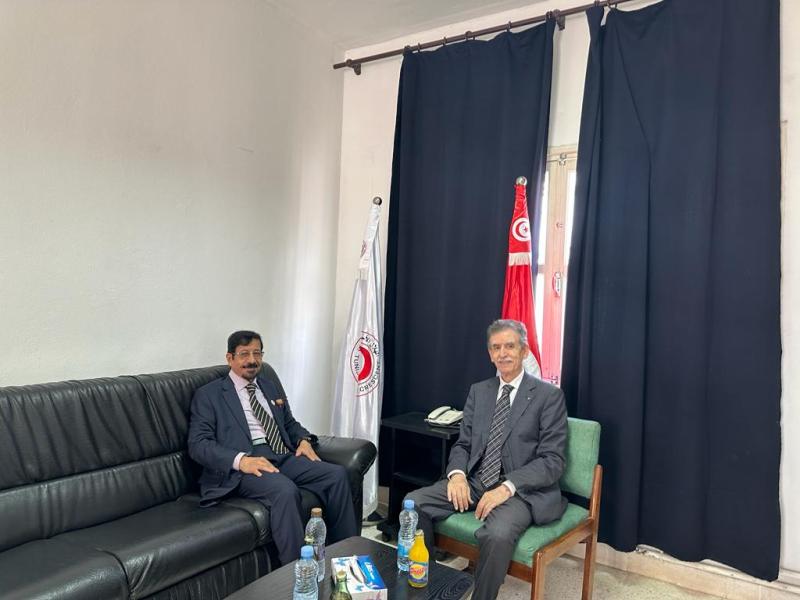 رئيس الهلال الأحمر التونسي يثمّن مبادرات ”آركو” لبناء قدرات الجمعيات الوطنية