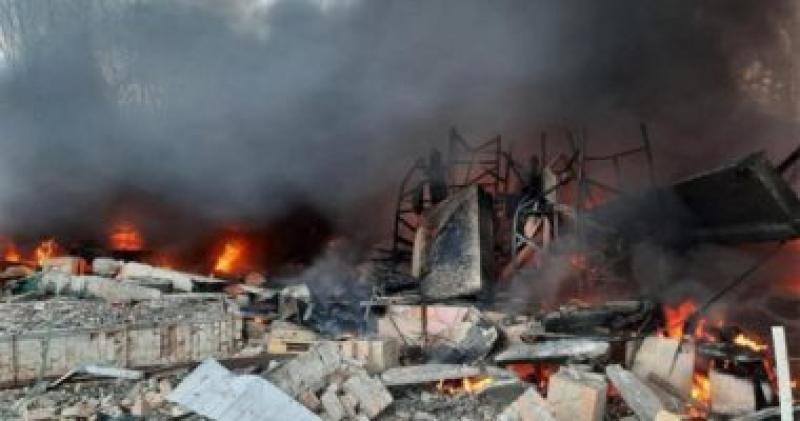 اثار الحرب في اوديسا جنوبي اوكرانيا