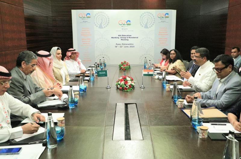 وزير التعليم السعودي يبحث مع نظيره الهندي أوجه التعاون بين البلدين