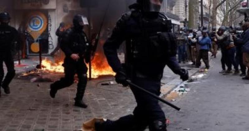 الشرطة الفرنسية وحرائق مارسيليا