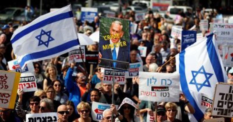 استمرار الاحتجاجات في تل ابيب
