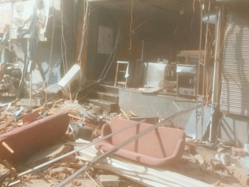 انفجار أسطوانة غاز داخل مطعم بمدينة أشمون
