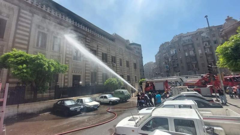 قرار عاجل من محافظ القاهرة بشأن حريق وزارة الأوقاف