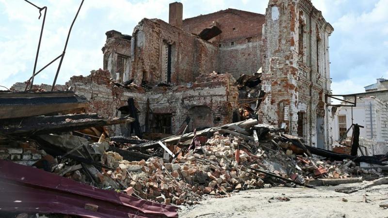 اثار الدمار في كوبيانسك