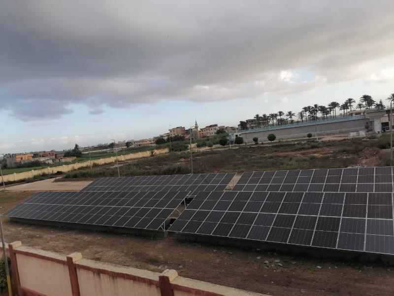 ”شركة صرف الإسكندرية” تنتهي من تنفيذ محطه طاقة شمسية «بمعالجة المعمورة»
