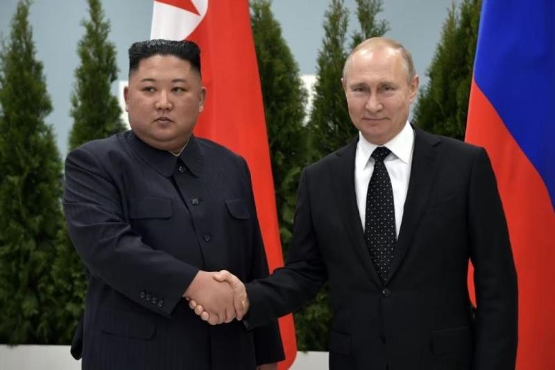 الرئيسان الروسي وزعيم كوريا الشمالية