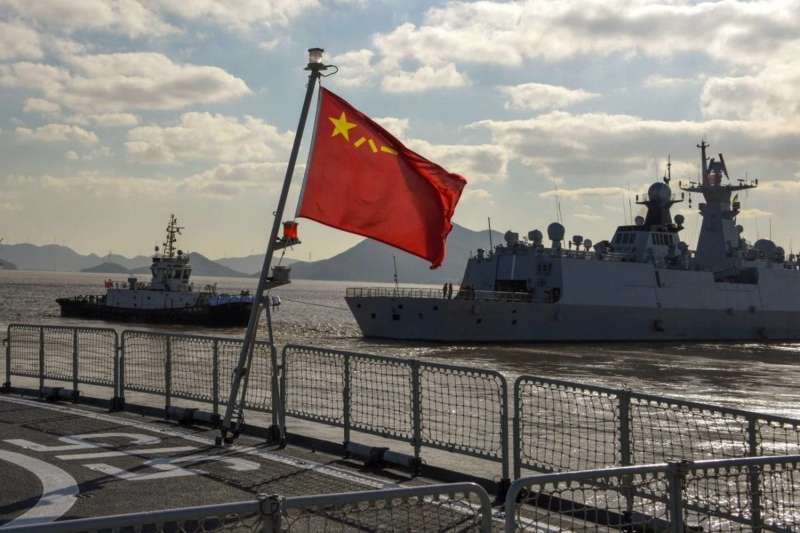 ثلاث سفن حربية روسية ترسو في ميناء تشينجداو صيني عقب انتهاء الدوريات المشتركة