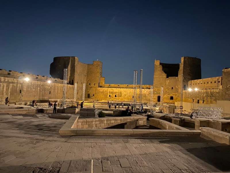 بالصور.. الأوبرا تواصل استعداداتها لأطلاق فعاليات مهرجان قلعة صلاح الدين 31