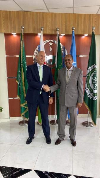 وزير خارجية جيبوتي يستقبل السفير المصري بمناسبة إنتهاء فترة عمله