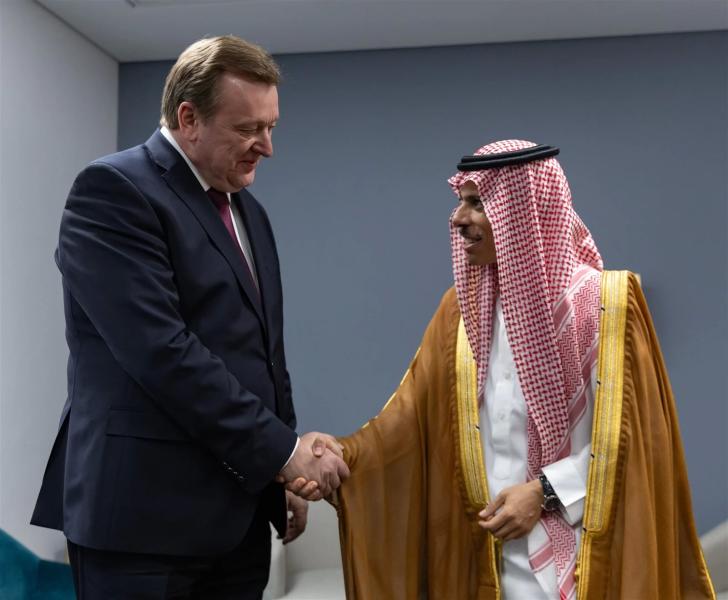 وزيرا خارجية السعودية وبيلاروسيا