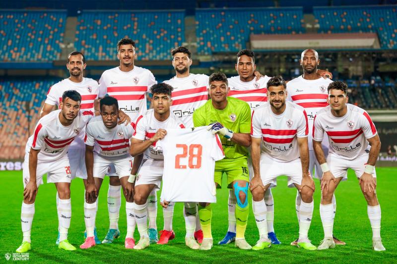 الزمالك يتقدم على السكة الحديد بهدف في الشوط الأول