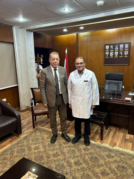 شرشر يلتقى بالدكتور مصطفى صلاح رئيس معهد بحوث أمراض العيون