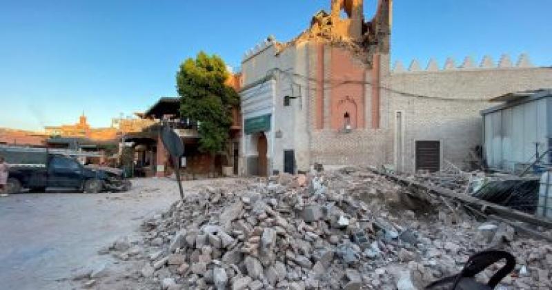اثار زلزال شوشان في المغرب