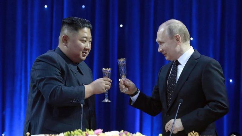 زعيما روسيا وكوريا الشمالية