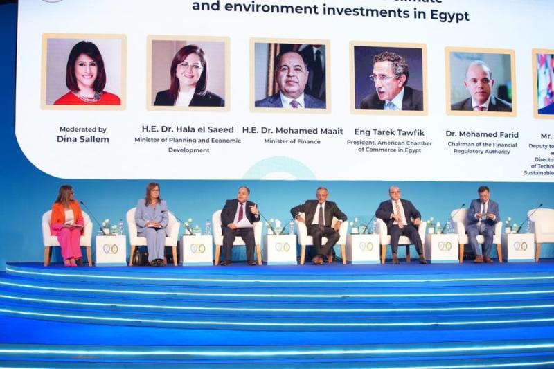 وزيرة التخطيط والتنمية الاقتصادية تشارك في فعاليات مؤتمر مصر الأول للاستثمار البيئي والمناخي