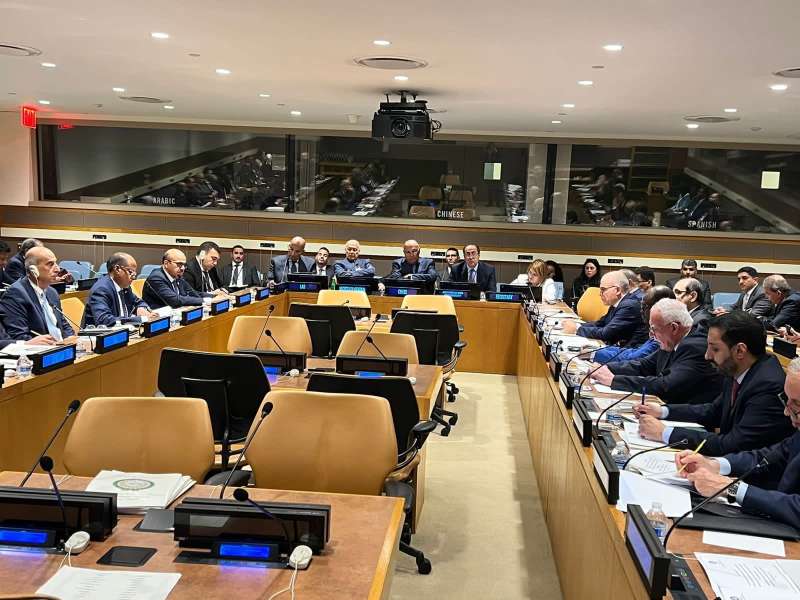 وزير الخارجية يترأس الاجتماع الوزاري التشاوري العربي على هامش أعمال الجمعية العامة للأمم المتحدة