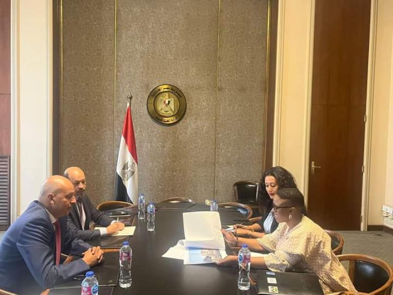 مساعد وزير الخارجية يستقبل مدير مركز الاتحاد الأفريقي لإعادة الإعمار والتنمية بعد النزاعات في القاهرة