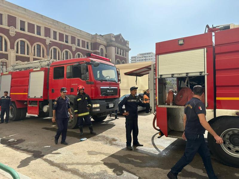 حريق بمقر نقابة المهندسين بالإسكندرية بدون خسائر في الأرواح