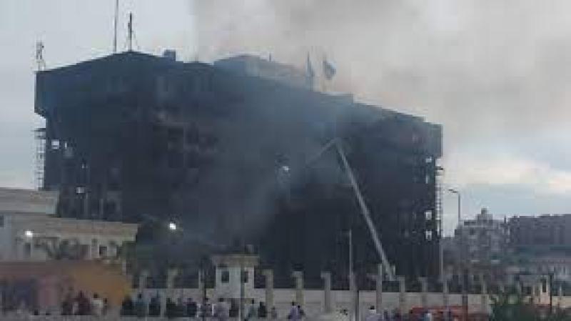 الكواليس الكاملة لحريق مبني مديرية أمن الإسماعيلية