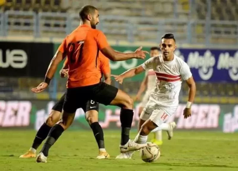 الزمالك يسجل هدف التقدم في الثانية 34 أمام البنك الأهلي