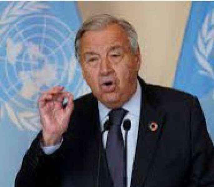 أنطونيو جوتيريش الأمين العام لمنظمة الأمم المتحدة 
