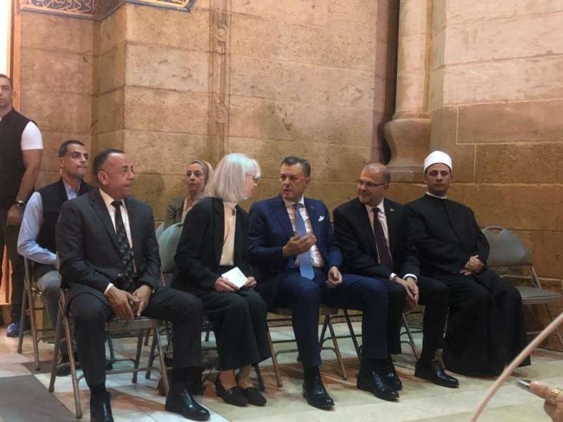 افتتاح مركز زوار القبة الضريحية لمسجد الإمام الشافعي بحضور قيادات وزارتي السياحة والأوقاف