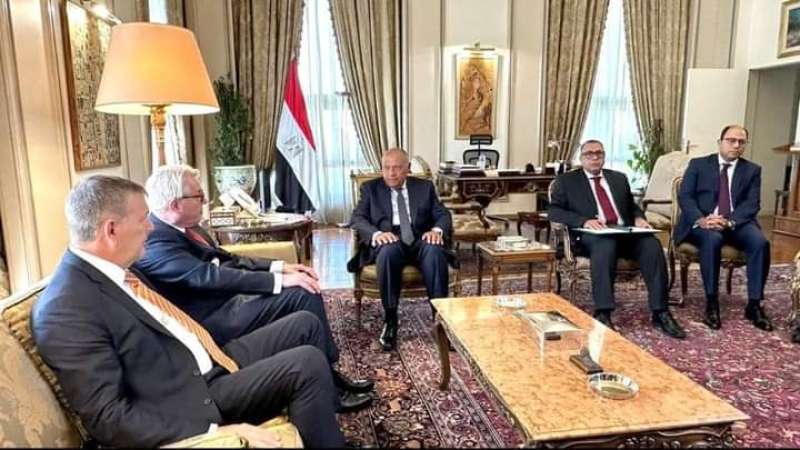 وزير الخارجية يستقبل منسق الأمم المتحدة الخاص لعملية السلام في الشرق الأوسط والمفوض العام لوكالة الأونروا