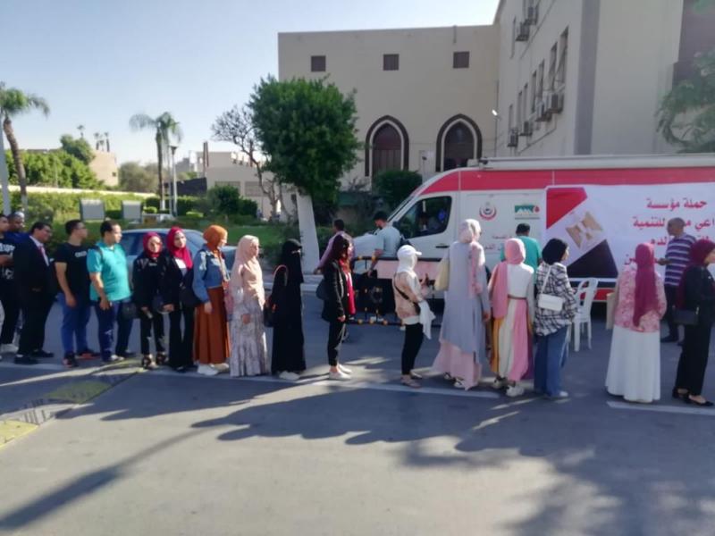 ”راعي مصر” تطلق حملة للتبرع بالدم في جامعة القاهرة لصالح الأشقاء بفلسطين