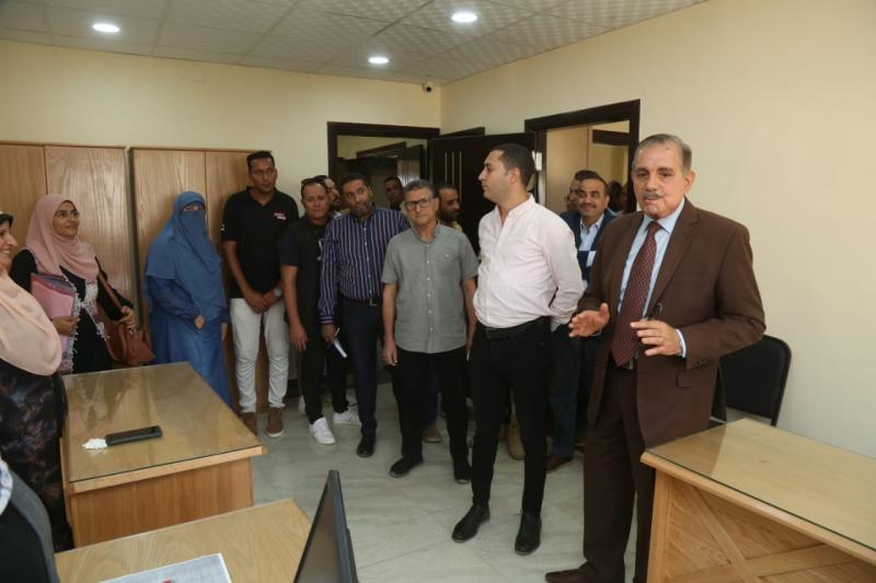 محافظ كفر الشيخ يفتتح أعمال تطوير ورفع كفاءة الإدارة العامة لأملاك الدولة بتكلفة 1.3مليون