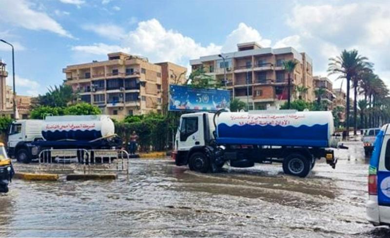 الإسكندرية تعلن الطوارئ استعدادا لسقوط الأمطار
