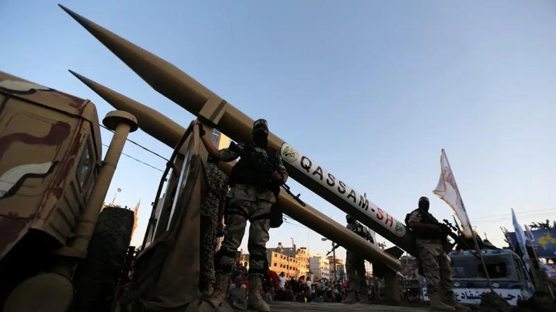 صواريخ المقاومة الفلسطينية في غلاف غزة