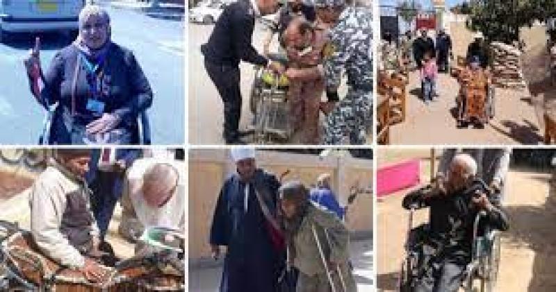 ذوى الاحتياجات الخاصة  فى صدراة المشهد الانتخابي