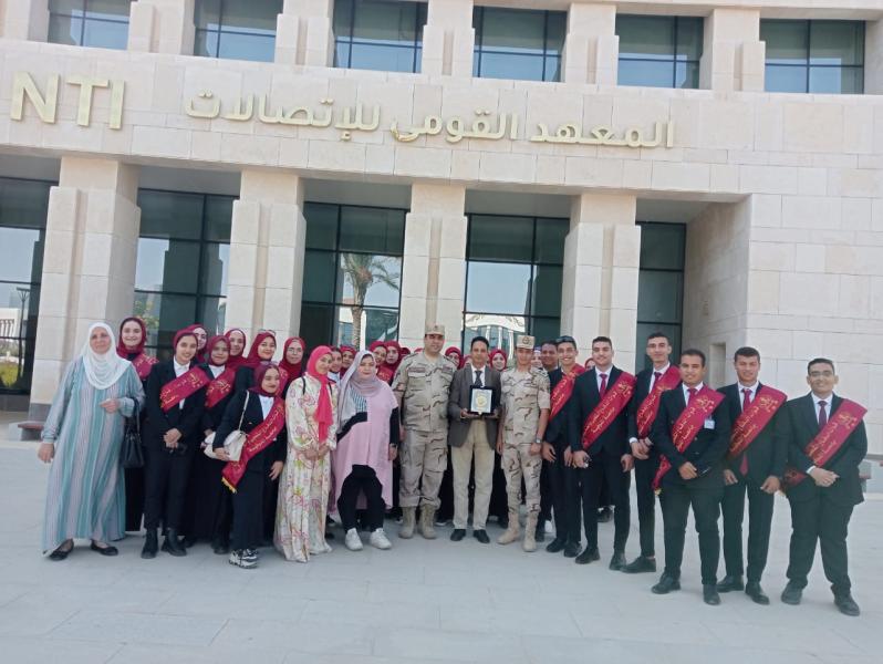 طلاب جامعة المنوفية في زيارة إلى مدينة المعرفة بالعاصمة الإدارية الجديدة