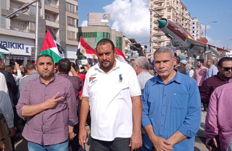 الآلاف يشاركون في مسيرة حاشدة لدعم القضية الفلسطينية بالدقهلية