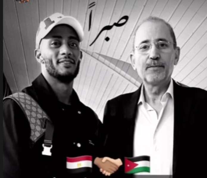 محمد رمضان يوجه رسالة لوزير خارجية الأردن