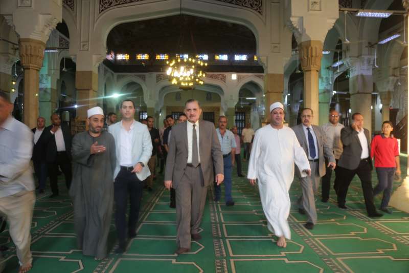 محافظ كفر الشيخ يزور المسجد الإبراهيمي تزامناً مع احتفالات مولد الدسوقي