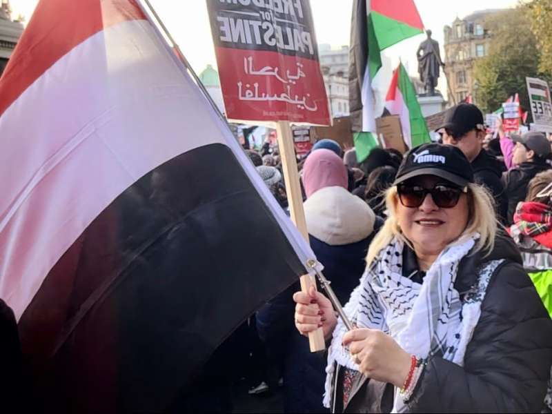 الاتحاد العام للمصريين في الخارج يشارك في مسيرة ضد أحداث غزة في العاصمة البريطانية لندن