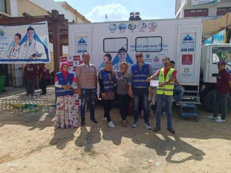 راعي مصر: 338 قافلة طبية وبرتوكولات تعاون وتسليم منازل وأدوات مدرسية ودعم مادي للفئات الأولى بالرعاية خلال أكتوبر