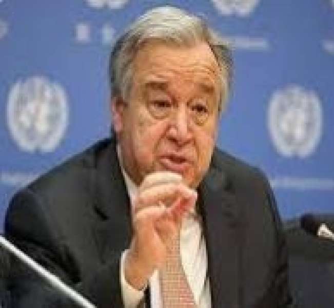 أنطونيو جوتيريش الأمين العام لمنظمة الأمم المتحدة 