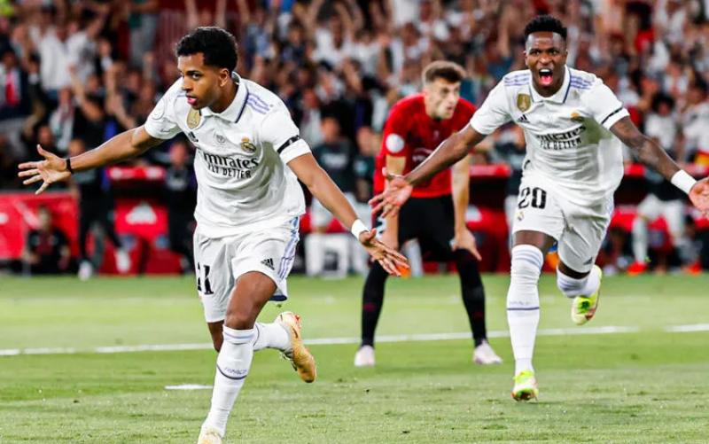 ريال مدريد يتقدم فى الشوط الاول على سبورتينج براجا بهدف نظيف