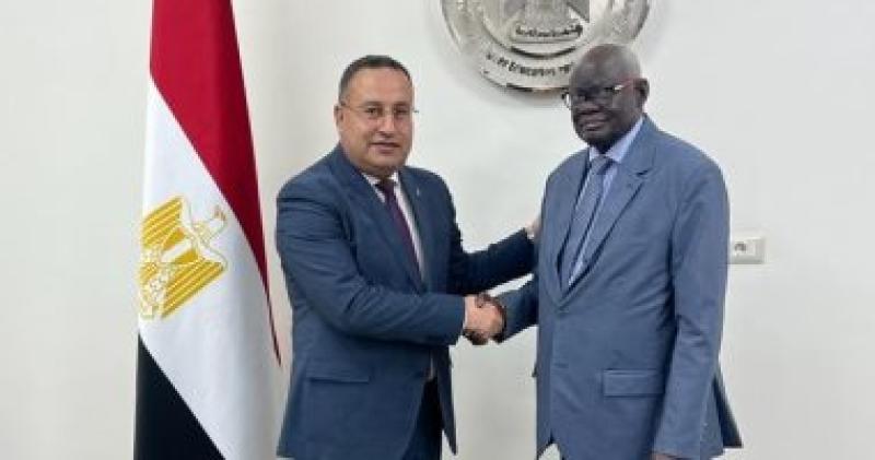 رئيس جامعة الإسكندرية يبحث سبل التعاون مع وزير التعليم العالي بجنوب السودان