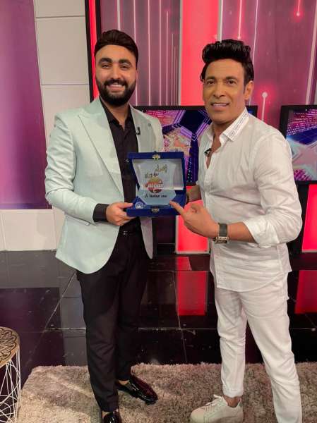 نجم برنامج الدوم يحيى منواتي ضيف سعد الصغير ويغني لفلسطين