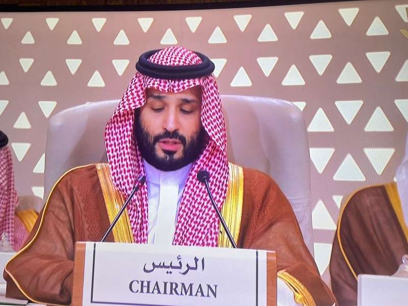 ولي العهد السعودي : السبيل الوحيد لتحقيق الأمن والسلام والاستقرار في المنطقة هو إنهاء الاحتلال وحصول الشعب الفلسطيني على حقوقه المشروعة وإقامة دولته المستقلة
