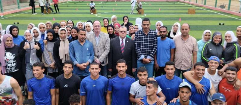 إنطلاق فعاليات المهرجان الرياضي للكروس فيت ”Be Fit” لطلاب جامعة مدينة السادات