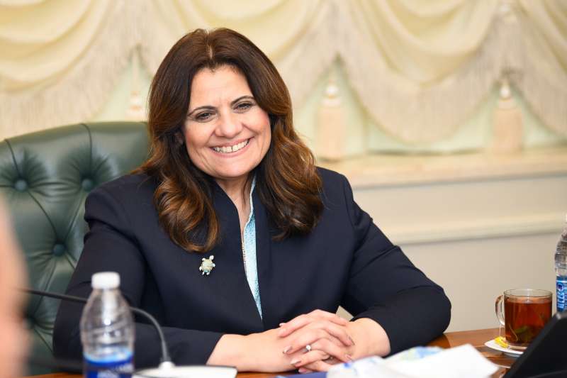 وزيرة الهجرة تستقبل رئيس اتحاد شباب المصريين بالخارج ونواب برلمان وعدد من الأعضاء البارزين بالاتحاد