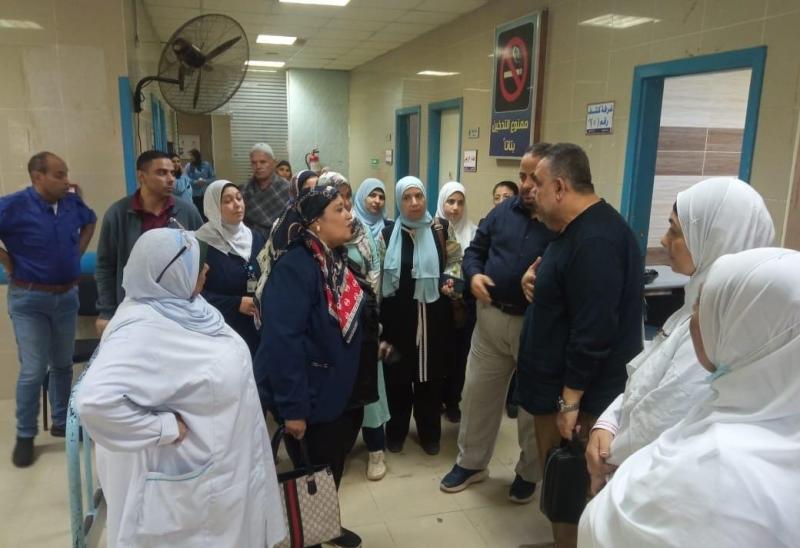 وكيل صحة المنوفية تتفقد أعمال التطوير بمستشفى رمد شبين الكوم