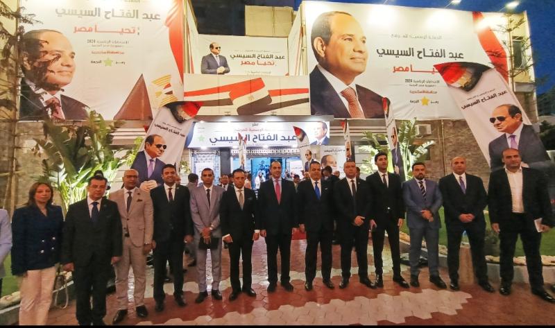 إفتتاح المقر الرسمى للحملة الرسمية لدعم المرشح الرئاسي عبدالفتاح السيسى بالإسكندرية