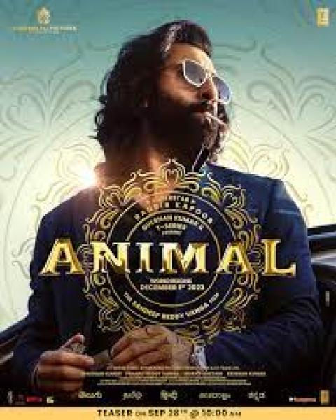رانبير كابور يحتفل بـ إعلان فيلم ” Animal” على برج خليفة بدبي