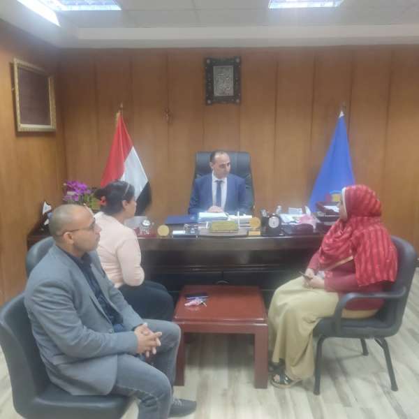 وكيل صحة البحيرة يستقبل فريق الإدارة العامة للفيروسات الكبدية بالوزارة