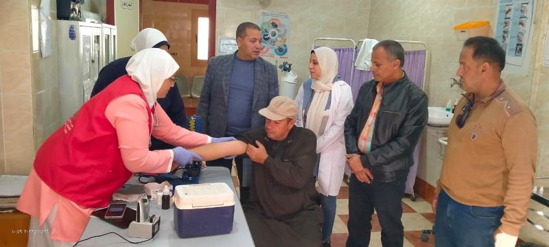 البحيرة: قافلة سكانية متكاملة بقرية سرنباي فى المحمودية